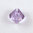 Swarovski Perlen 6301 Doppelkegel 8 mm quer gebohrt violet