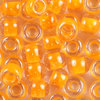 Toho Rocailles 6/0  Fb-Nr. 801 crystal - NEON mandarin Farbeinzug 10g