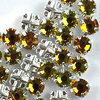 Preciosa Roses Montées 3mm crystal marea (12 Stk. Packung)