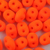 SuperDuo Beads neon orange 2,5 x 5mm  10g