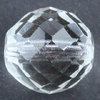 Glasschliffperlen 18 mm crystal