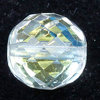 Glasschliffperlen 14 mm crystal AB