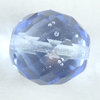 Glasschliffperlen 14 mm hell blau