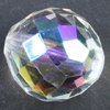Glasschliffperlen 18 mm crystal AB