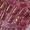 Rulla Beads 3 x 5mm pink - bronze gelüstert 10g