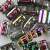 Rulla Beads 3 x 5mm crystal vitrail medium 10g