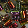 Rulla Beads 3 x 5mm magic red - yellow 10g
