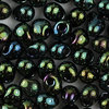Miyuki Tropfen Perlen 3,4mm DP 453  grün iris metallic 10g