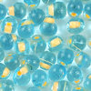 Miyuki Tropfen Perlen 3,4mm DP F18 aqua - pfirsich Farbeinzug 10g