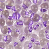 Miyuki Tropfen Perlen 3,4mm DP F40 crystal - purple Farbeinzug 10g