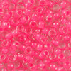 Toho Rocailles 11/0  Fb-Nr. 965^ crystal - hot pink Farbeinzug 10g