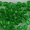 Glasschliffperlen 3 mm dunkel grün
