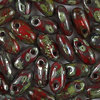 Rizo™ beads 2,5 x 6mm rot opak travertin 10g