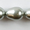 Swarovski 5821 Crystal Pearls, birnenförmig  11 x 8 mm Light Grey Pearl