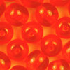Glasperlen rund 6 mm orange 40 Stück