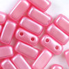 CzechMates™ Brick pastel pink / pink perlmutt 3x6mm 50Stk.