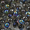 Miyuki Tropfen Perlen 3,4mm DP 131-98537 crystal - graphite rainbow 10g
