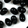Drop Beads 4 x 6mm schwarz 50 Stück