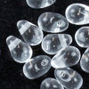 Drop Beads 4 x 6mm crystal 50 Stück