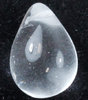 Glasperlen Tropfen crystal 14 x 20 mm, 2 Stück