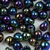 Miyuki Tropfen Perlen 3,4mm DP 455 schwarz iris 10g