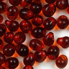 Miyuki Tropfen Perlen 3,4mm DP F34 dunkel topaz - roter Farbeinzug 10g