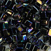Toho Hex-Cut Perlen 8/0  Fb-Nr. 86 schwarz metallic iris 10g