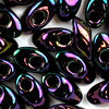 Miyuki Long Magatama Perlen 4 x 7 mm LMA 454 lila iris metallic 10g