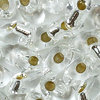 Miyuki Long Magatama Perlen 4 x 7 mm LMA 1° crystal mit Silbereinzug 10g