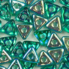 Tri-bead 4mm smaragd AB 5g