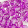 Glasschliffperlen 4 mm hot violet