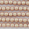 Immitationsperlen rund pearl shell himalayan salt 2 mm, 1 Strang mit 150 Stk.