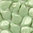 Preciosa Pip Beads 5x7mm weiß - pastell grün gelüstert 50 Stk.