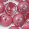 Piggy Beads pink marmor 4x8mm 25Stk. Two-Hole-Beads