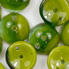 Piggy Beads oliv marmor 4x8mm 25Stk. Two-Hole-Beads