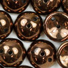 Piggy Beads kupfer antik metallic 4x8mm 25Stk. Two-Hole-Beads