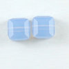 Swarovski Perlen 5601 Würfel 6 mm air blue opal