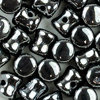 Preciosa Pellet Beads 4x6mm hematite 50 Stk.