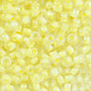 Toho Rocailles 11/0  Fb-Nr. 182 crystal iris - gelber Farbeinzug 10g