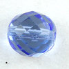 Glasschliffperlen 12 mm blau