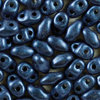 MiniDuo Beads suede blue  2 x 4mm  10g