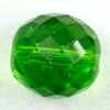Glasschliffperlen 14 mm grün