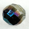 Glasschliffperlen 14 mm crystal - blau iris