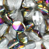 Pinch Beads 5x3mm crystal vitrail medium 50 Stk.