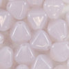 Glasperlen Doppelpyramide 6 mm hell ametyst opal  (50 Stk. Packung)