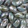 Lily Petal Beads 4x6 mm blue lazure  10g (ca.75 Stk.)