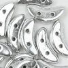 CzechMates™ Crescent silber metallic (full labrador) 3 x 10 mm 5g