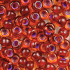 Rocailles orange - lila Farbeinzug 3,0mm 20g