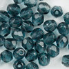 Glasschliffperlen 4 mm jeansblau used
