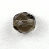 Glasschliffperlen 8 mm dunkel grau